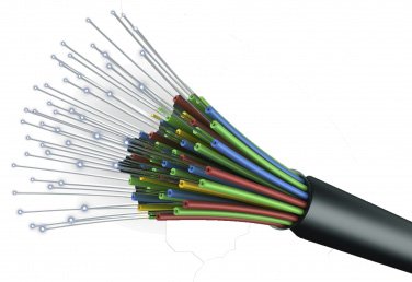 Optický kabel s množstvím optických vláken