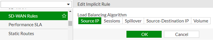 FortiGate - SD-WAN Implicit Rule
