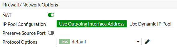 FortiGate Policy Source NAT FortiGate Policy Source NAT