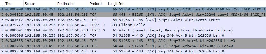 Packet Capture od FortiGate na server