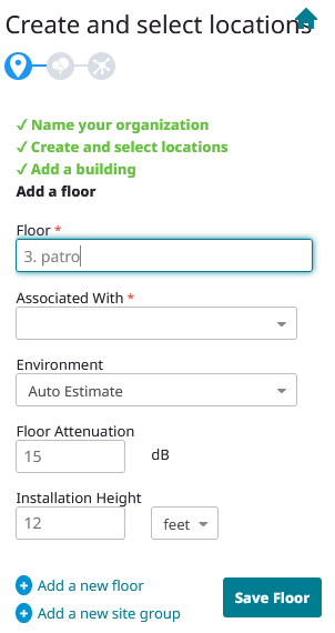 ExtremeCloud IQ - Create location