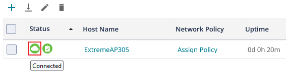ExtremeCloud IQ - Device Connected