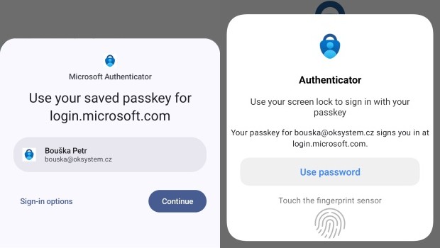 Android Sign-in passkey Android Sign-in passkey