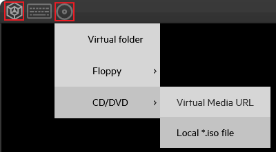 HPE iLO 6 - Remote Console - Virtual Media – CD/DVD