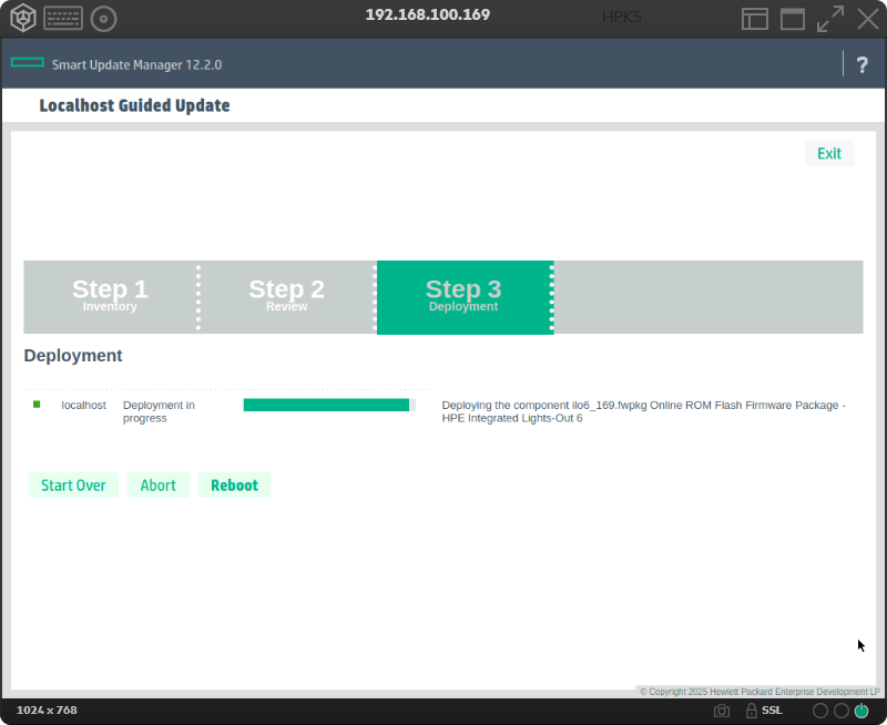 HPE iLO 6 - Service Pack - Smart Update Manager