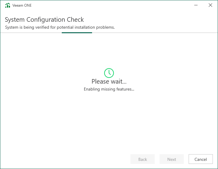 Upgrade Veeam ONE 13 - Perform System Configuration Check Upgrade Veeam ONE 13 - Perform System Configuration Check