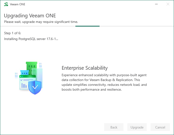 Upgrade Veeam ONE 13 - upgrade step 1 Upgrade Veeam ONE 13 - upgrade step 1