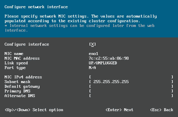 Object First - Configure network interface Object First - Configure network interface