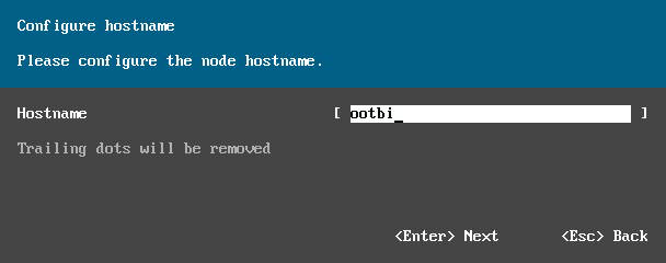 Object First - Configure hostname Object First - Configure hostname