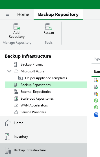 Veeam Backup & Replication - Backup Repositories 