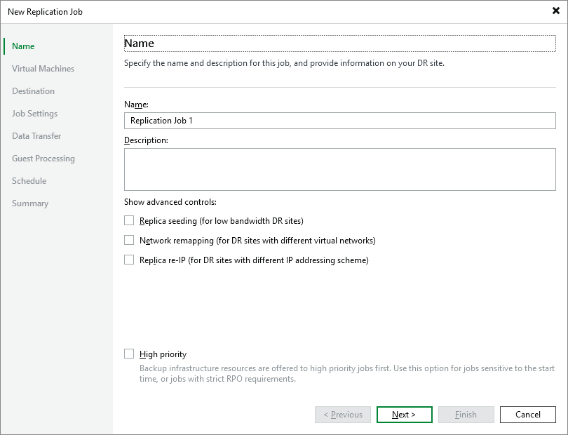 Veeam Backup & Replication - Replication Job - Name Veeam Backup & Replication - Replication Job - Name