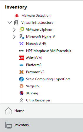 Veeam Backup & Replication 13.1 - Virtual Infrastructure platforms Veeam Backup & Replication 13.1 - Virtual Infrastructure platforms